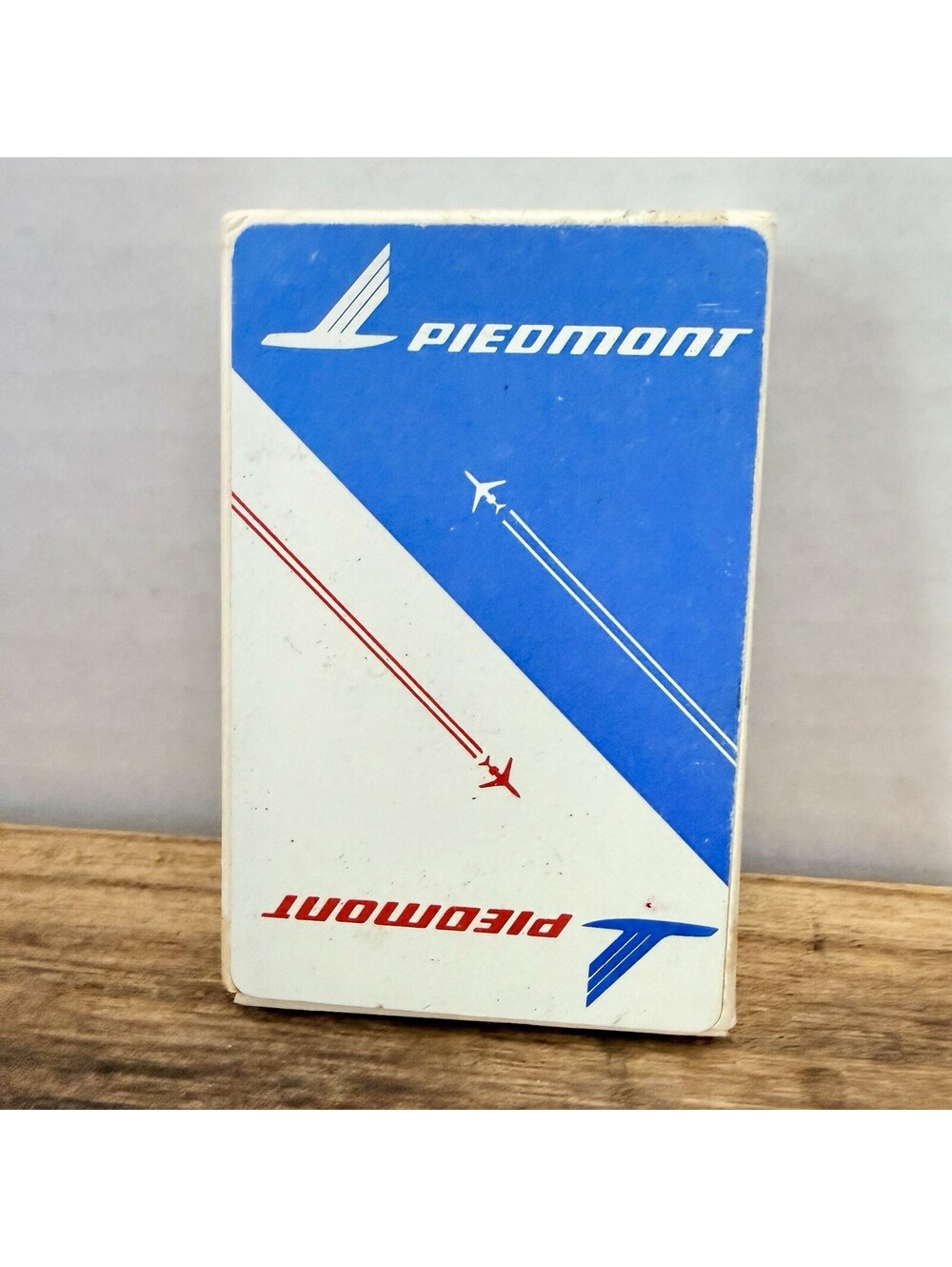 Vintage Piedmont Airlines Advertising Playing Cards Complete Deck Original Box